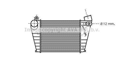 AVA QUALITY COOLING Интеркулер VW4200